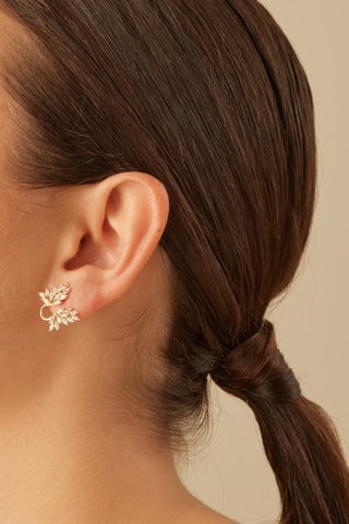 Boucle d’oreille Isfahan - Argent plaqué or jaune