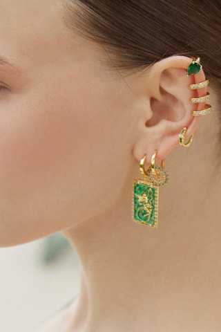 Earcuff Olivia - Argent plaqué or jaune