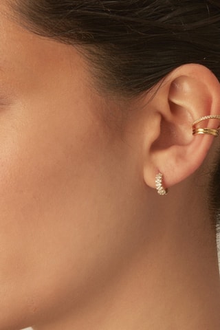 Earcuff Nicola - Argent plaqué or jaune