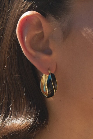 Créoles Mitra - Argent et dorées à l’or jaune