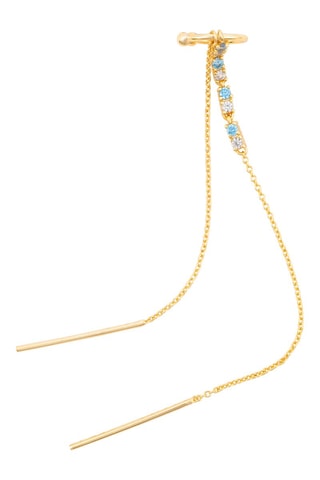 Earcuff Argent plaqué or jaune