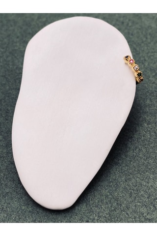 Anneau de cartilage Argent plaqué or jaune