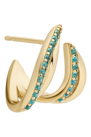 Boucle d'oreille - Argent plaqué or jaune