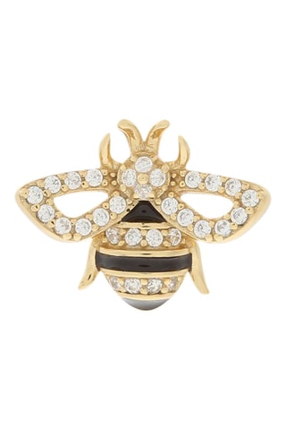 Oorbel Zilver Doublé Geelgoud