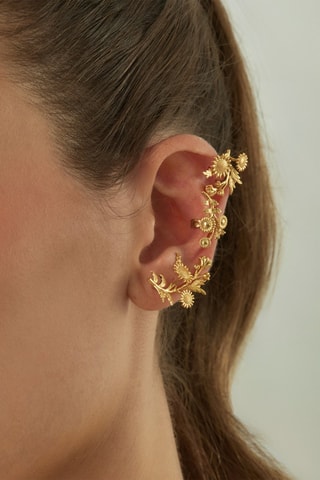 Boucles d'oreilles - Argent plaqué or jaune