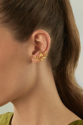 Boucles d'oreilles - Argent plaqué or jaune