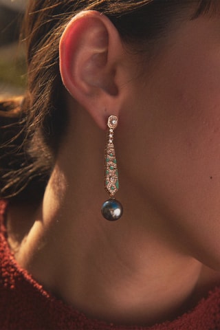 Boucles d'oreilles Party Wear - Plaqué or rose et argent plaqué or rose