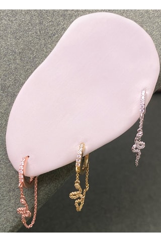 Créole Argent plaqué or jaune