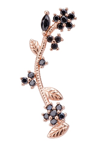 Boucle d'oreille Argent plaqué or rose