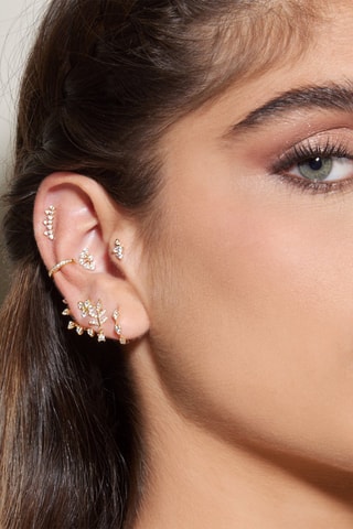 Piercing Aridian Argent plaqué or jaune