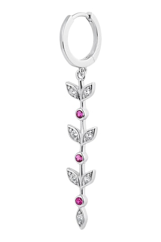 Boucle d'oreille Morgana - Argent et zircons