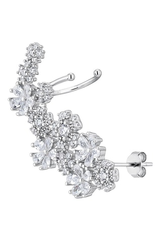 Boucle d'oreille - Argent et zircons