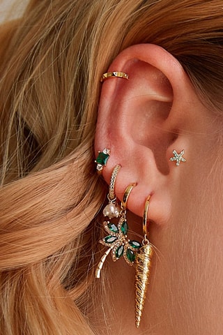 Earcuff - Argent plaqué or jaune