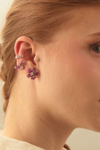 Puce Magec - Argent plaqué or jaune