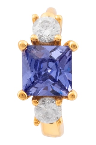 Créole Argent plaqué or jaune