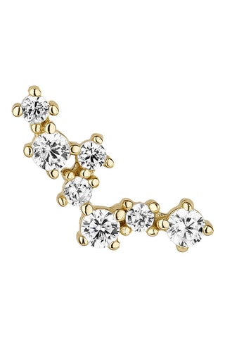 Boucle d'oreille - Argent plaqué or jaune