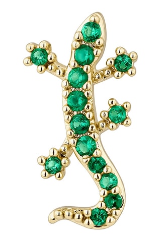 Puce Lizard - Argent plaqué or jaune