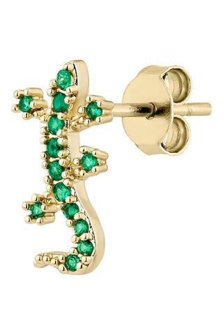 Puce Lizard - Argent plaqué or jaune