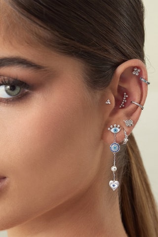 Boucle d'oreille Cosmic Protection - Argent