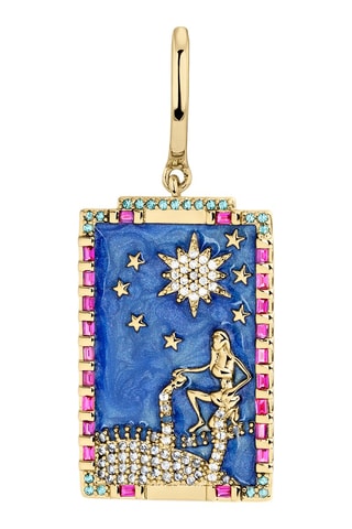 Piercing La Carta del Tarot - Argent et plaqué or jaune