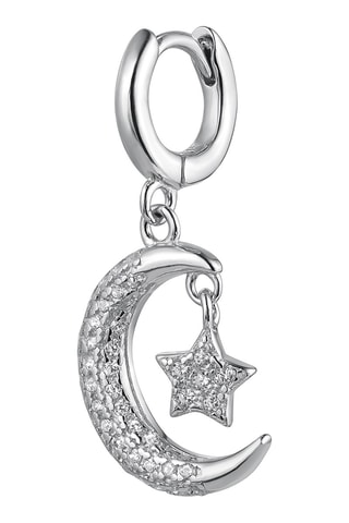 Boucle d'oreille - 
Argent et zircons