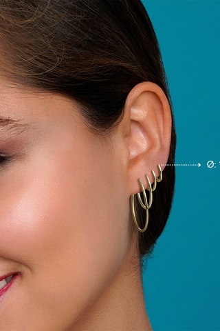 Créole - Argent plaqué or jaune