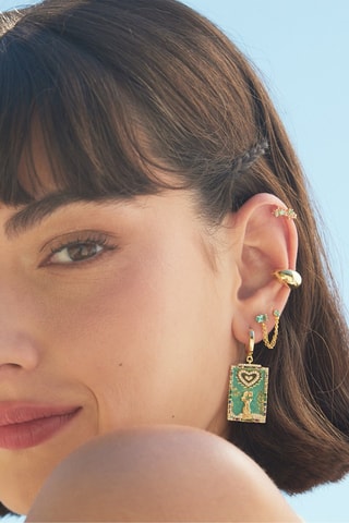 Earcuff - Argent plaqué or jaune