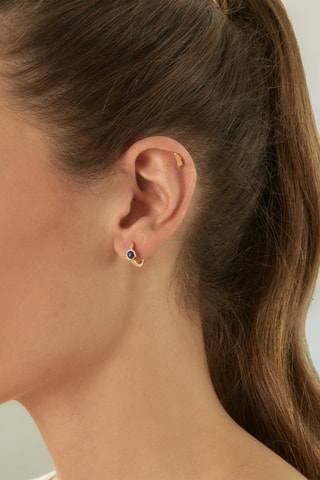 Oorbel Verguld Zilver