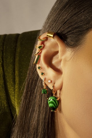 Earcuff - Argent plaqué or jaune