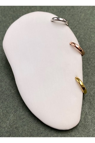 Créole -  Argent plaqué or jaune - 0,6 cm