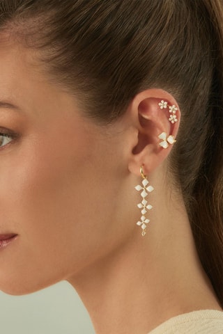 Boucle d'oreille - Argent plaqué or jaune