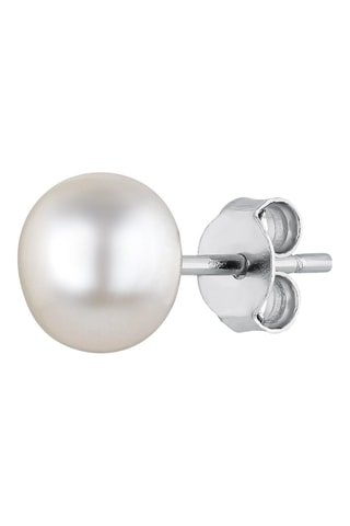 Puce Natura - 
Argent et perle nacrée