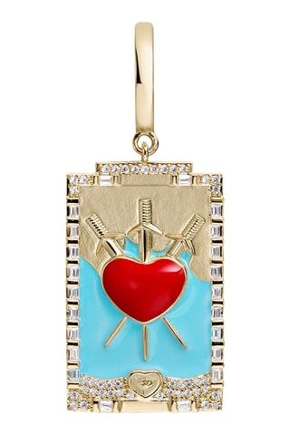 Piercing Tres de Espadas - Argent plaqué or jaune