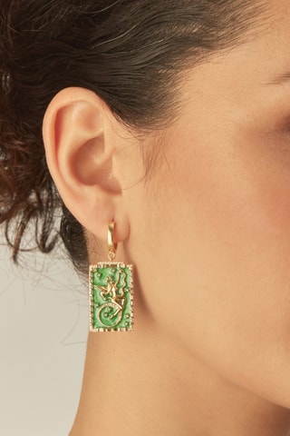 Piercing Tarot La Templanza - Argent plaqué or jaune