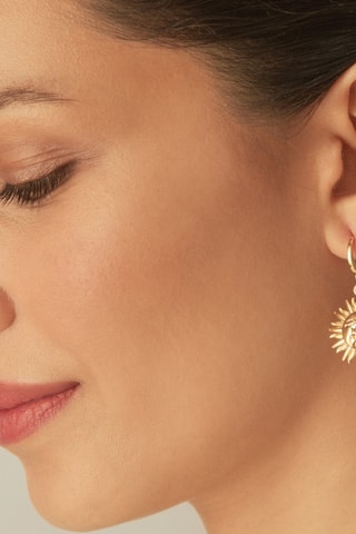 Piercing Soléil Joyeux - Argent plaqué or jaune