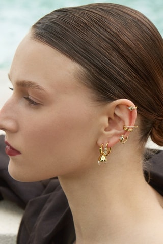 Piercing Virence - Argent plaqué or jaune 