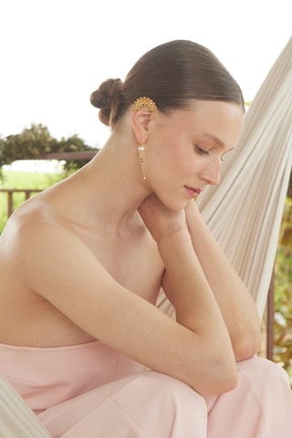 Piercing Shinju - Argent plaqué or jaune 