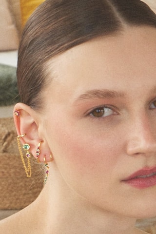 Piercing Cinque terre - Zilver Doublé Geelgoud 