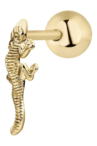 Piercing Gecko - Argent plaqué or jaune
