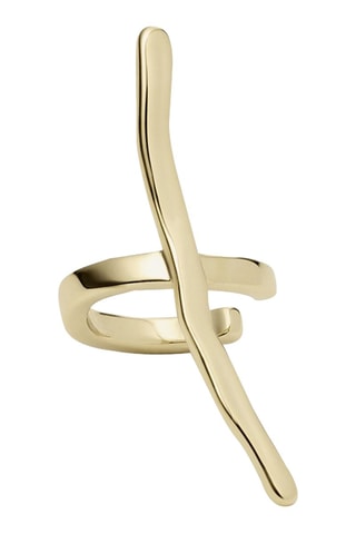 Earcuff - Argent plaqué or jaune