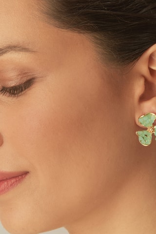 Puces - Argent plaqué or jaune