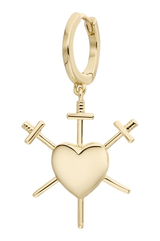 Oorbel - Zilver Doublé Geelgoud