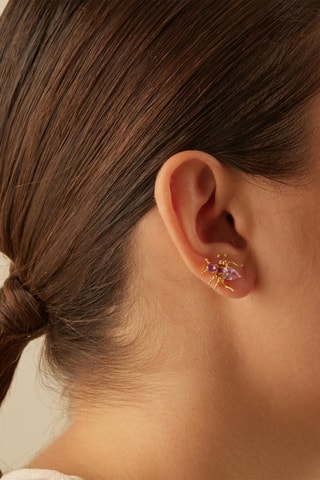 Oorbel - Zilver Doublé Geelgoud