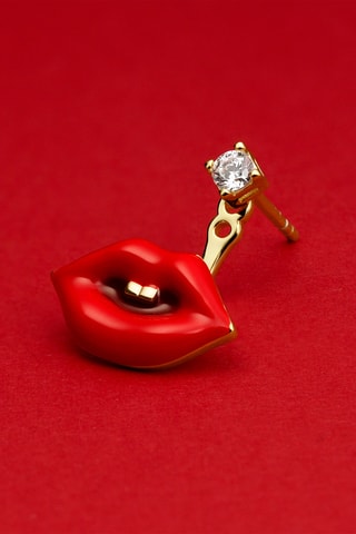 Oorbel - Zilver Doublé Geelgoud