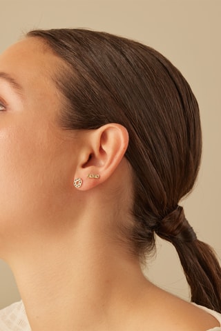 Oorbel - Zilver Doublé Geelgoud