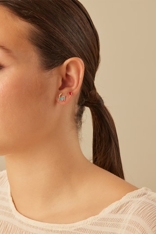 Oorbel - Zilver Doublé Geelgoud