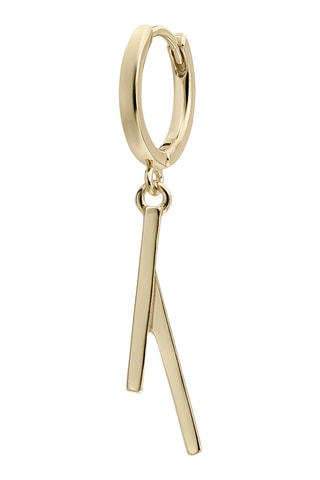 Oorbel - Zilver Doublé Geelgoud