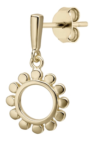 Oorbel - Zilver Doublé Geelgoud