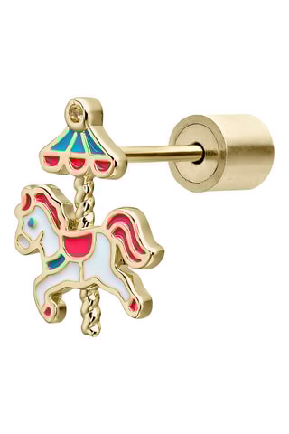 Oorbel - Zilver Doublé Geelgoud