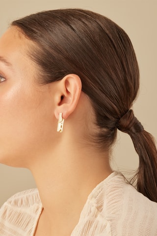 Oorbel - Zilver Doublé Geelgoud